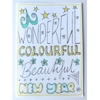 kerst- en nieuwjaarskaart