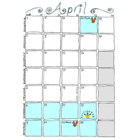 kalender-maandsjabloon