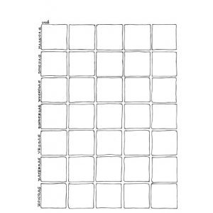kalender-maandsjabloon kalender-maandsjabloon