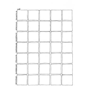 kalender-maandsjabloon